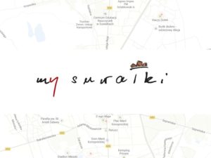 Autorem logotypu My Suwałki jest Wiesław Szumiński.