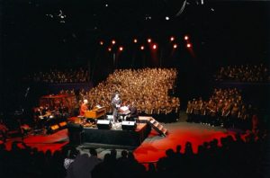 Norris Garner podczas koncertu.