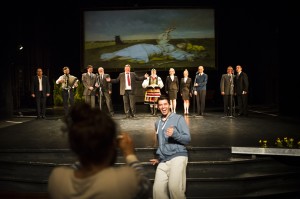 Premiera spektaklu "Rewizor" (fot. Bartek Warzecha).