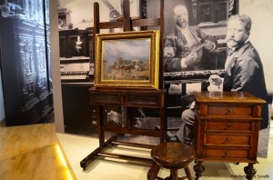 Na zdj. obraz "Na wiejskim podwórku".