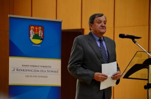 Na zdj. Henryk Owsiejew, popierający kandydaturę Cz. Renkiewicza.