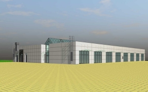 Wizualizacja nowej hali mięsnej.