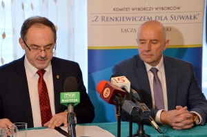 Na zdj. Czesław Renkiewicz i Cezary Cieślukowski.