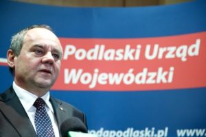 Na zdj. Andrzej Meyer (fot. Podlaski Urząd Wojewódzki).