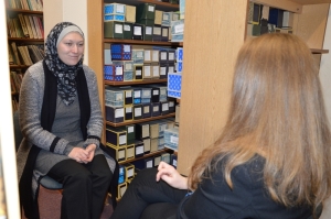 Żywa książka, fot. Biblioteka Publiczna w Suwałkach.