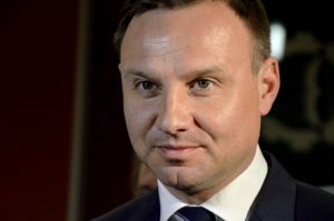 Na zdj. Andrzej Duda w Suwałkach.