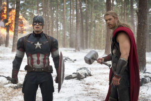 Kapitan Ameryka i Thor.