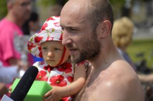 Zwycięzca biegu "Suwałki 10,5" - M. Smalec.
