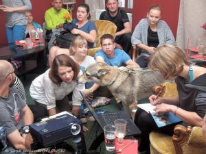 Agata Włodarczyk i Diuna w Suwałkach.