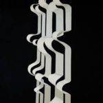 White ribbons